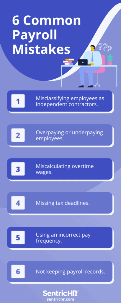 6 Common Payroll Errors & How to Prevent Them in Your Workplace
