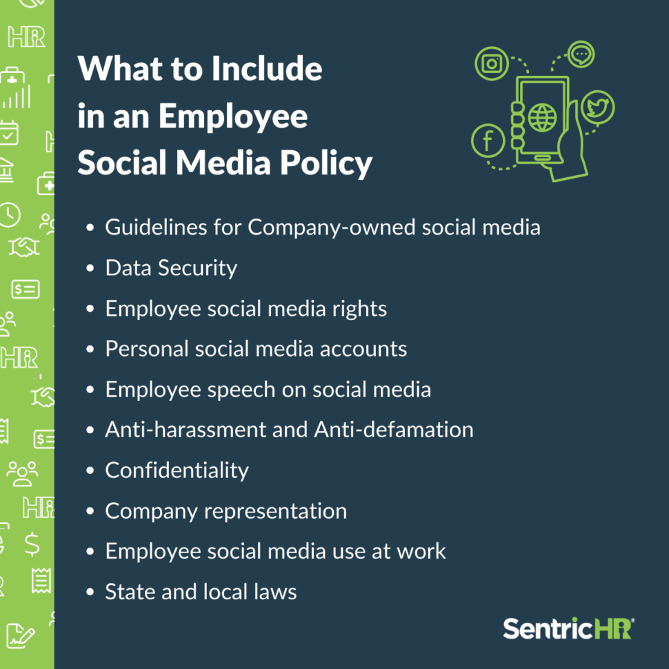 Social media policy for employees
